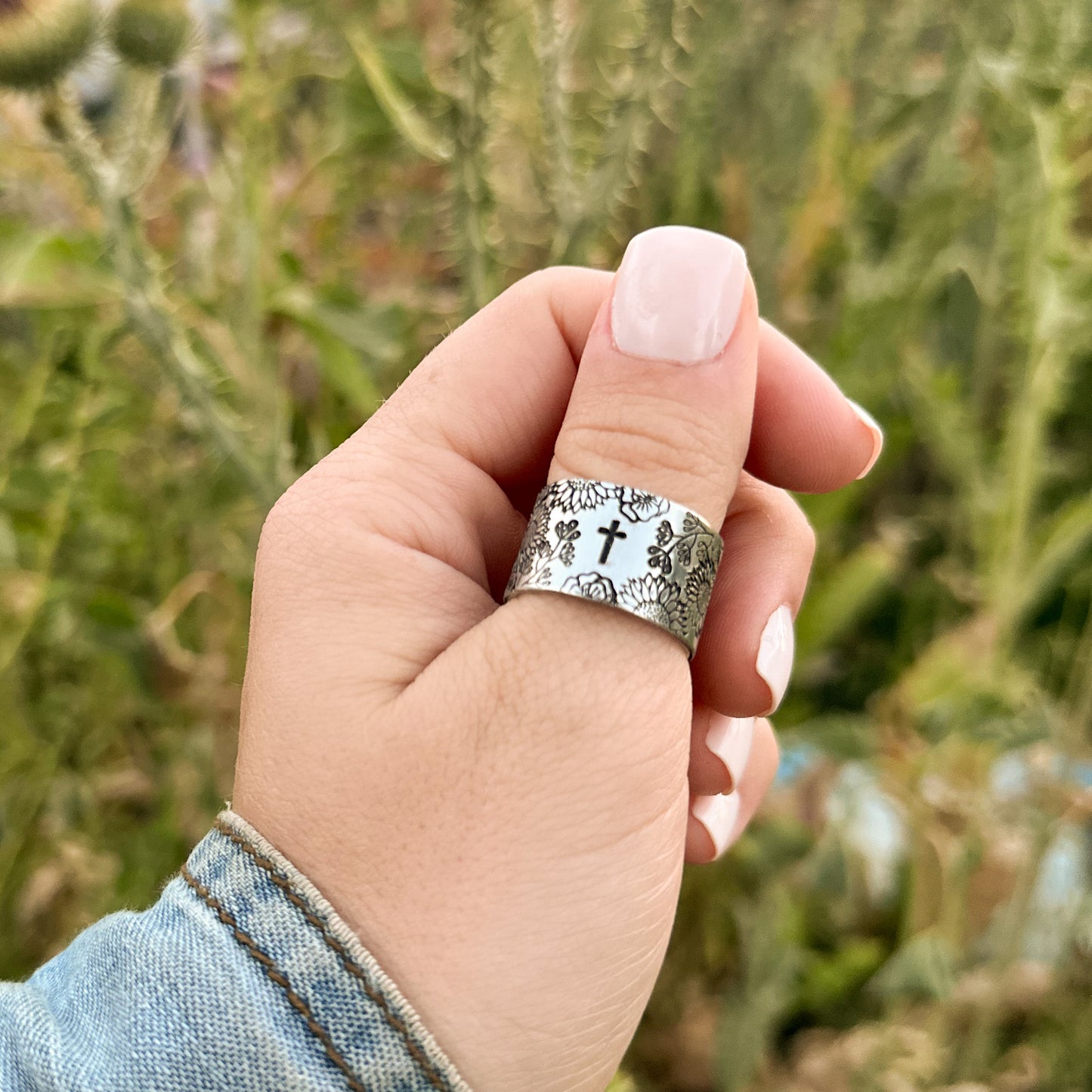 Floral Faith Ring