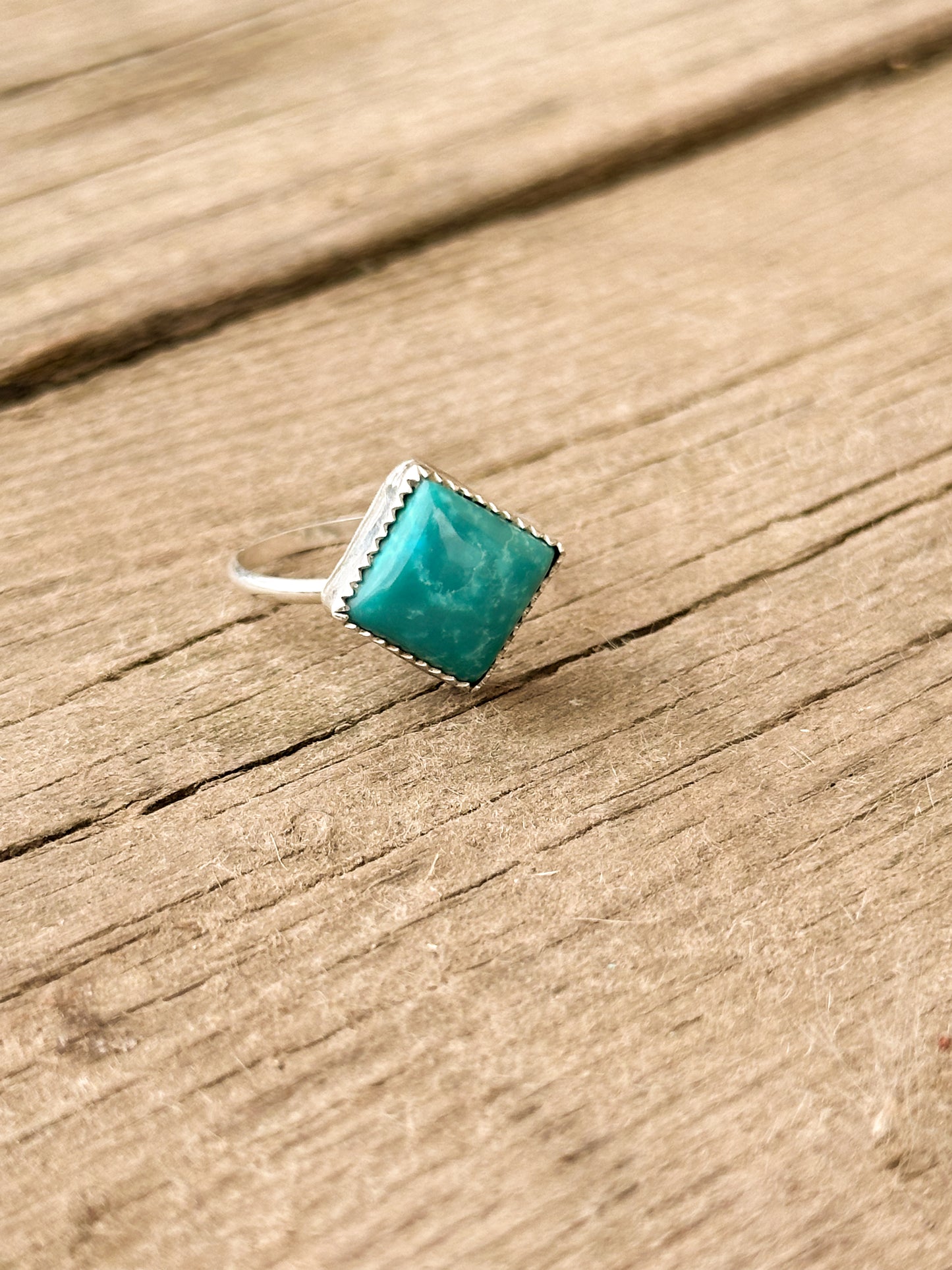 Tibetan Turquoise & Sterling Silver Ring