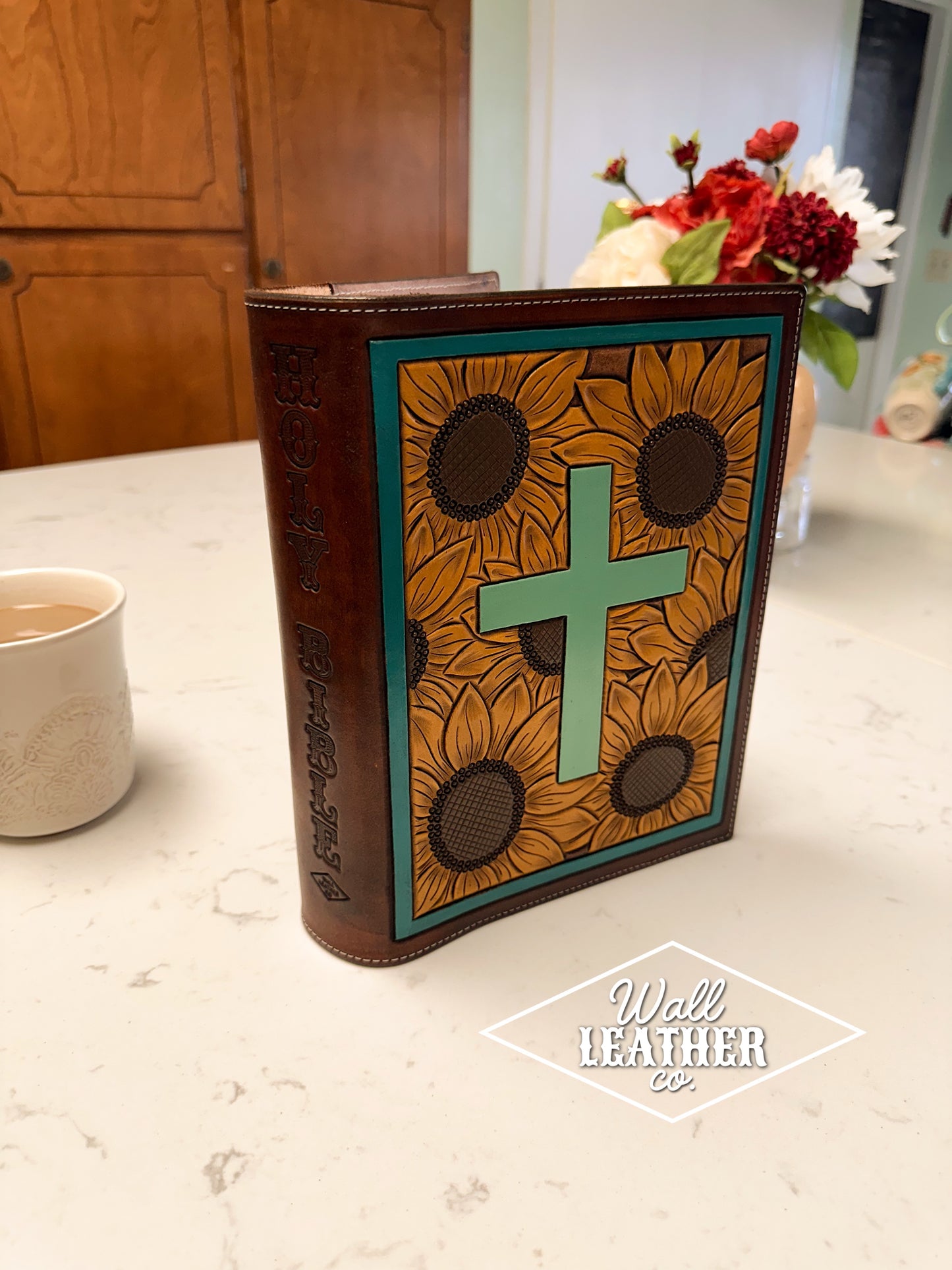 Sunflowers & Cross Bible Cover - She Reads Truth CSB Bible