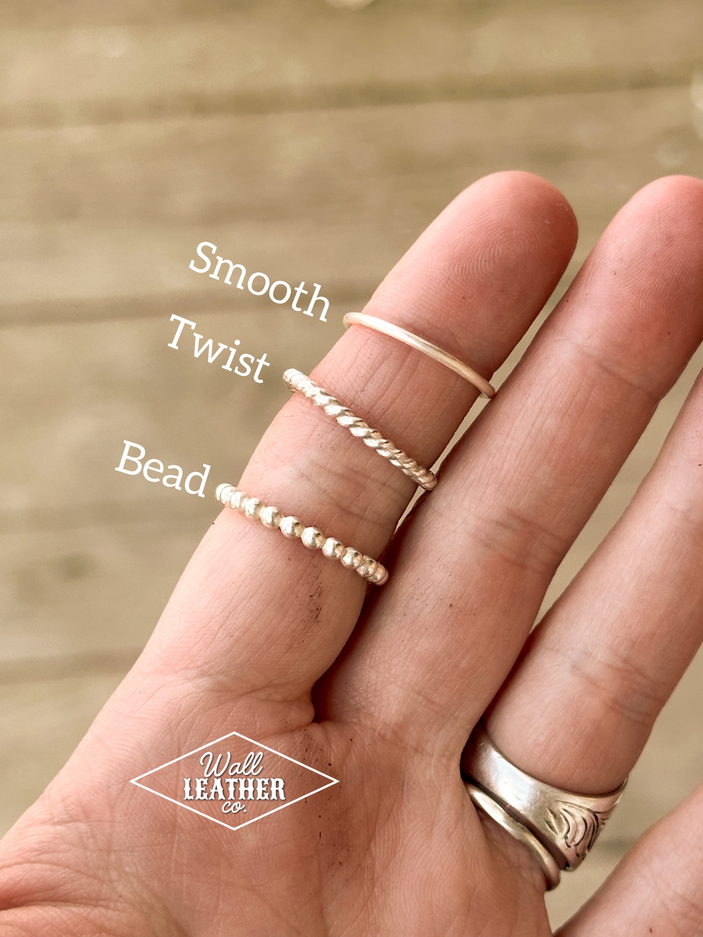 Sterling Silver Stacking Rings - Individual