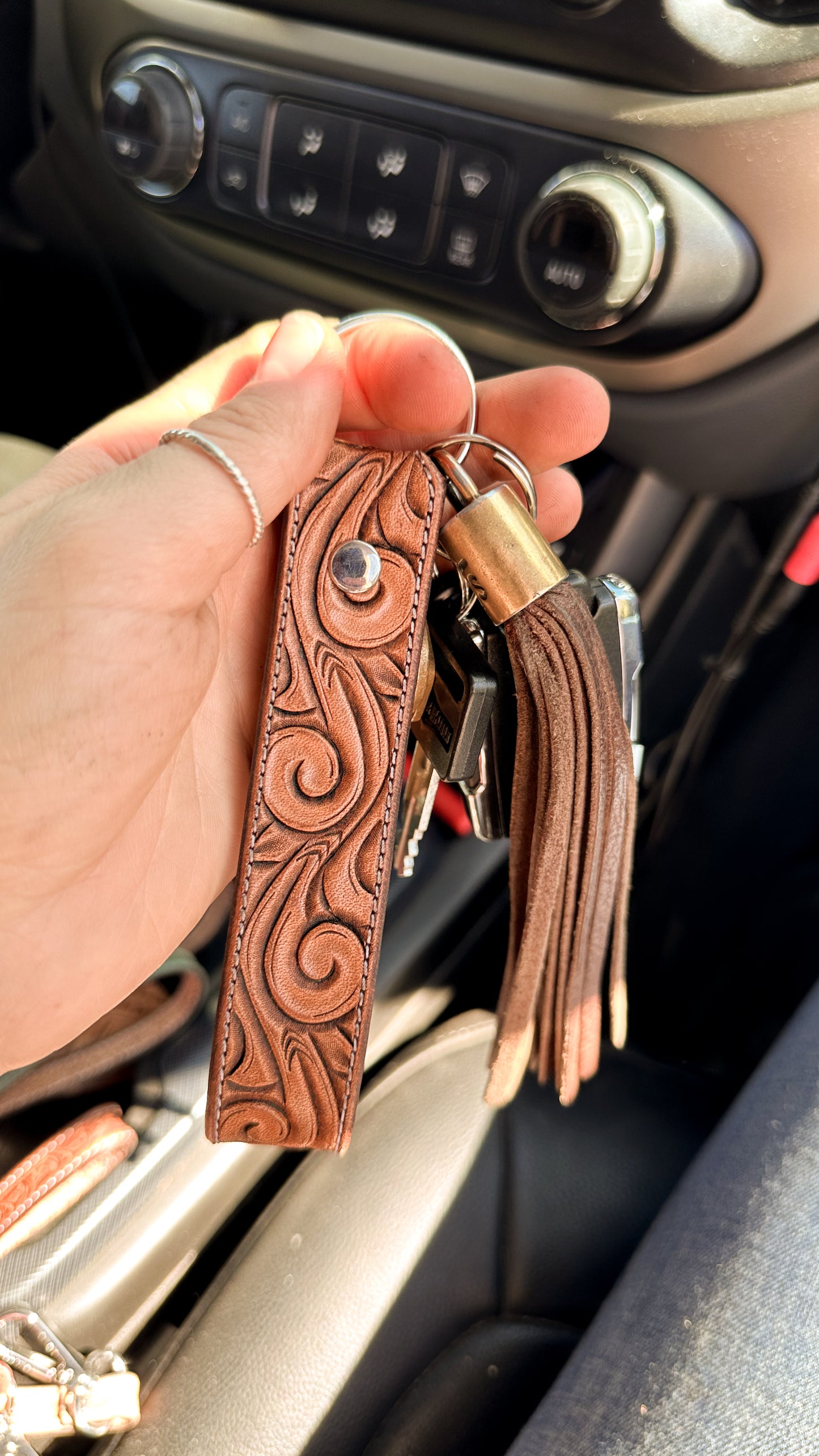 Scrollwork Keychain