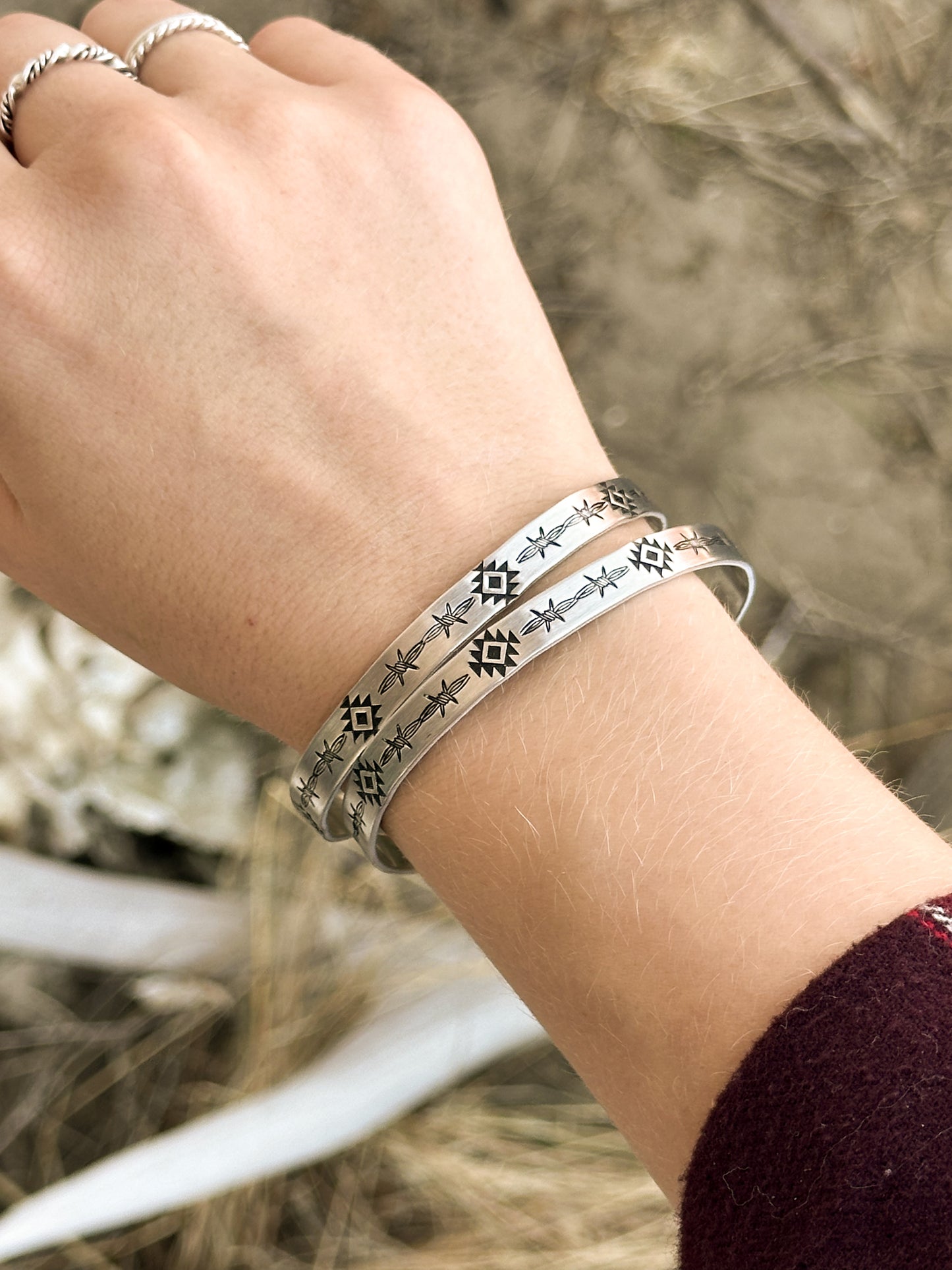 Barbed Wire & Aztec Bracelet