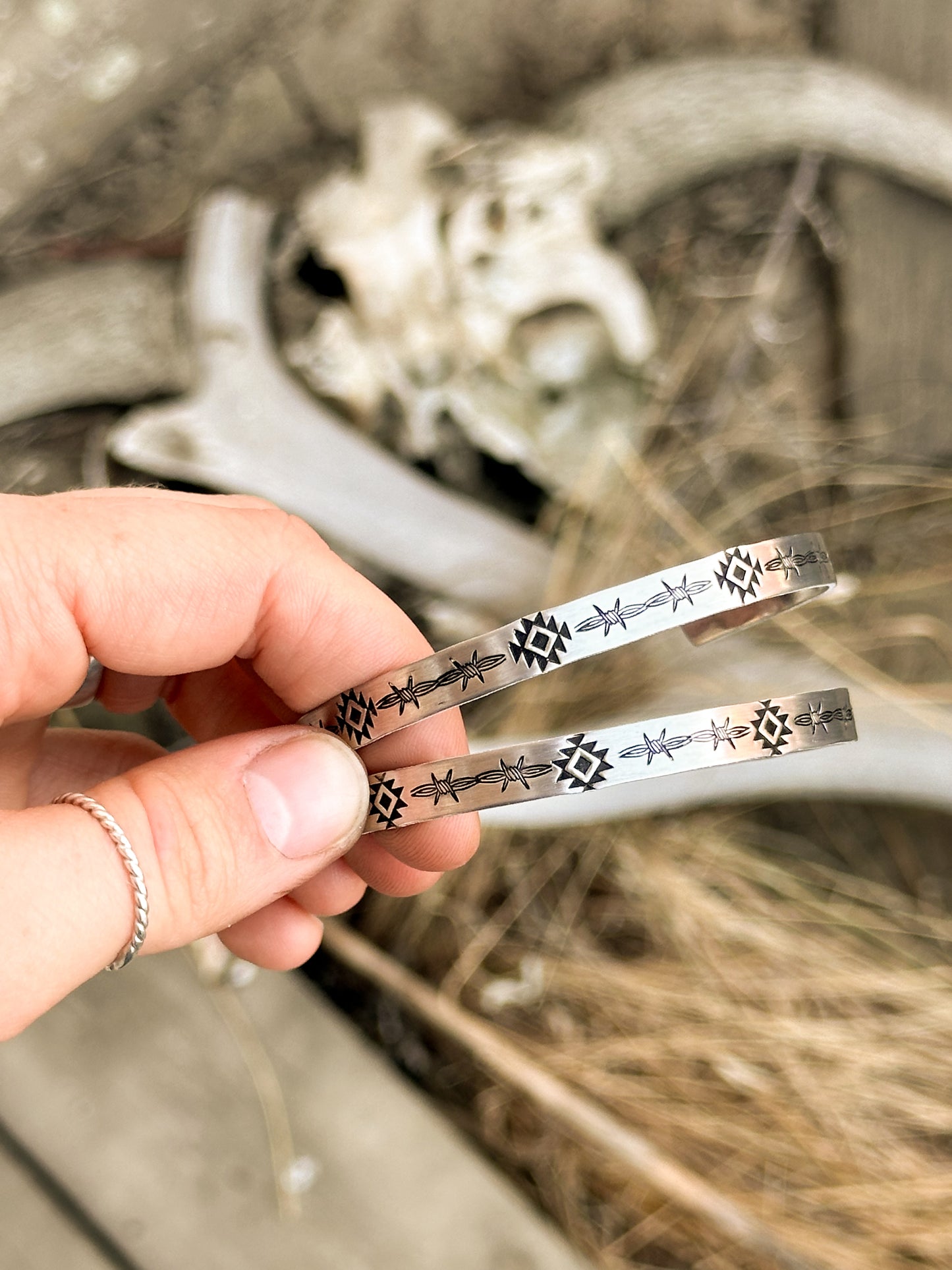 Barbed Wire & Aztec Bracelet