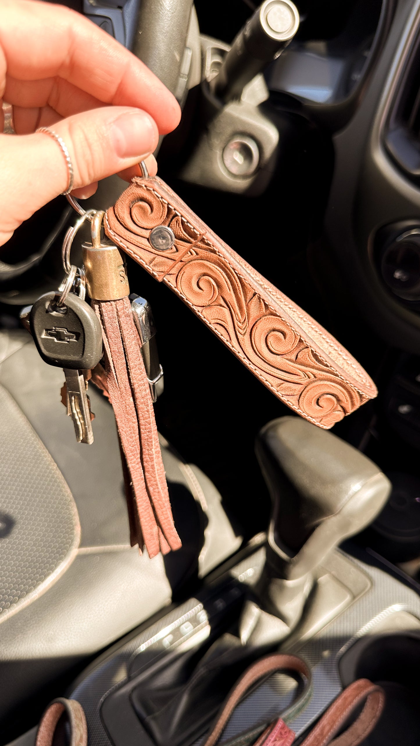 Scrollwork Keychain