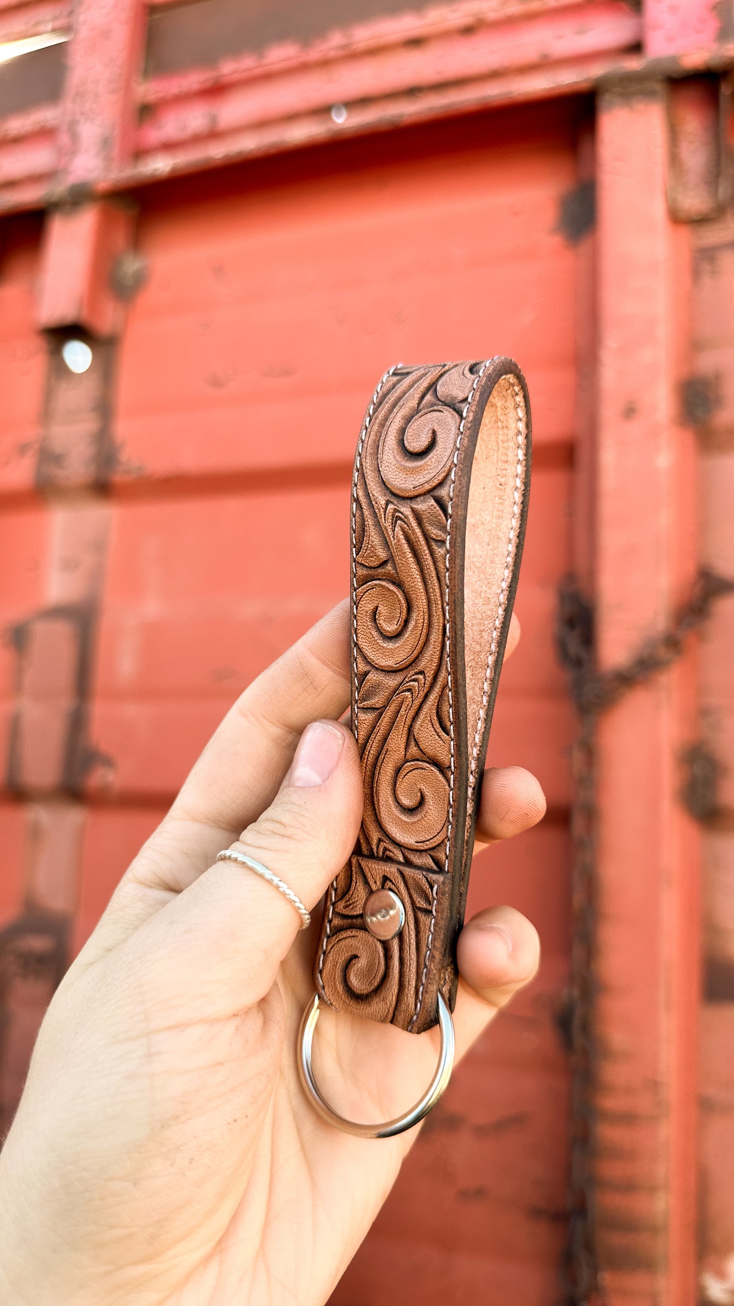 Scrollwork Keychain