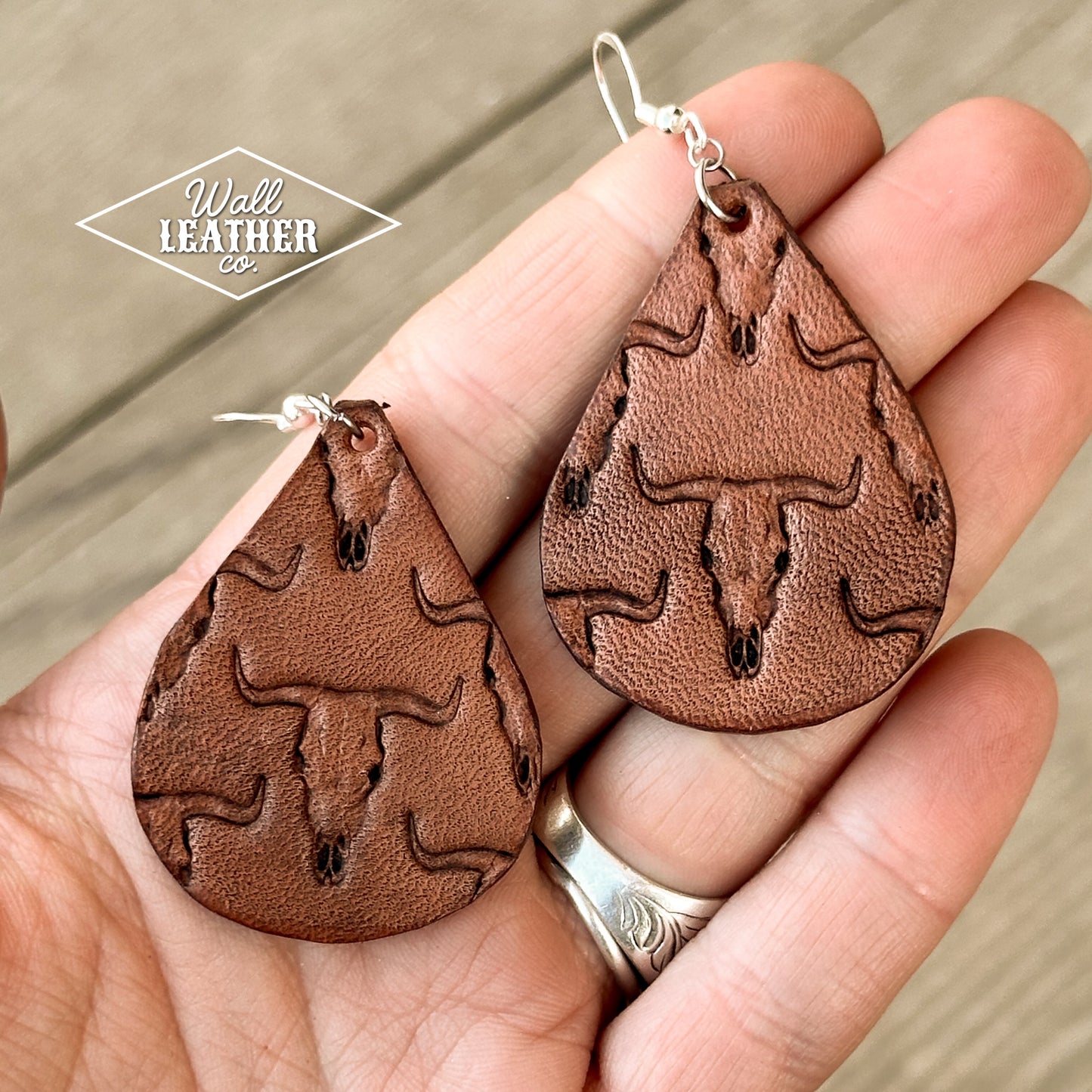 Bull Skull Earrings