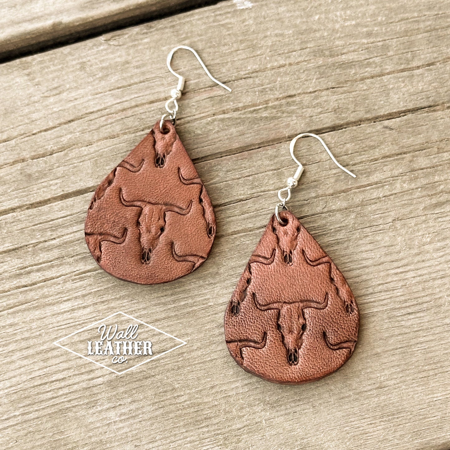 Bull Skull Earrings