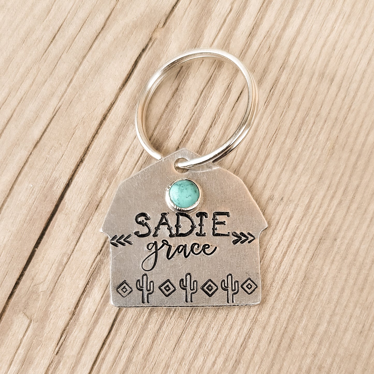 Cactus & Diamond Barn Custom Pet ID Tag