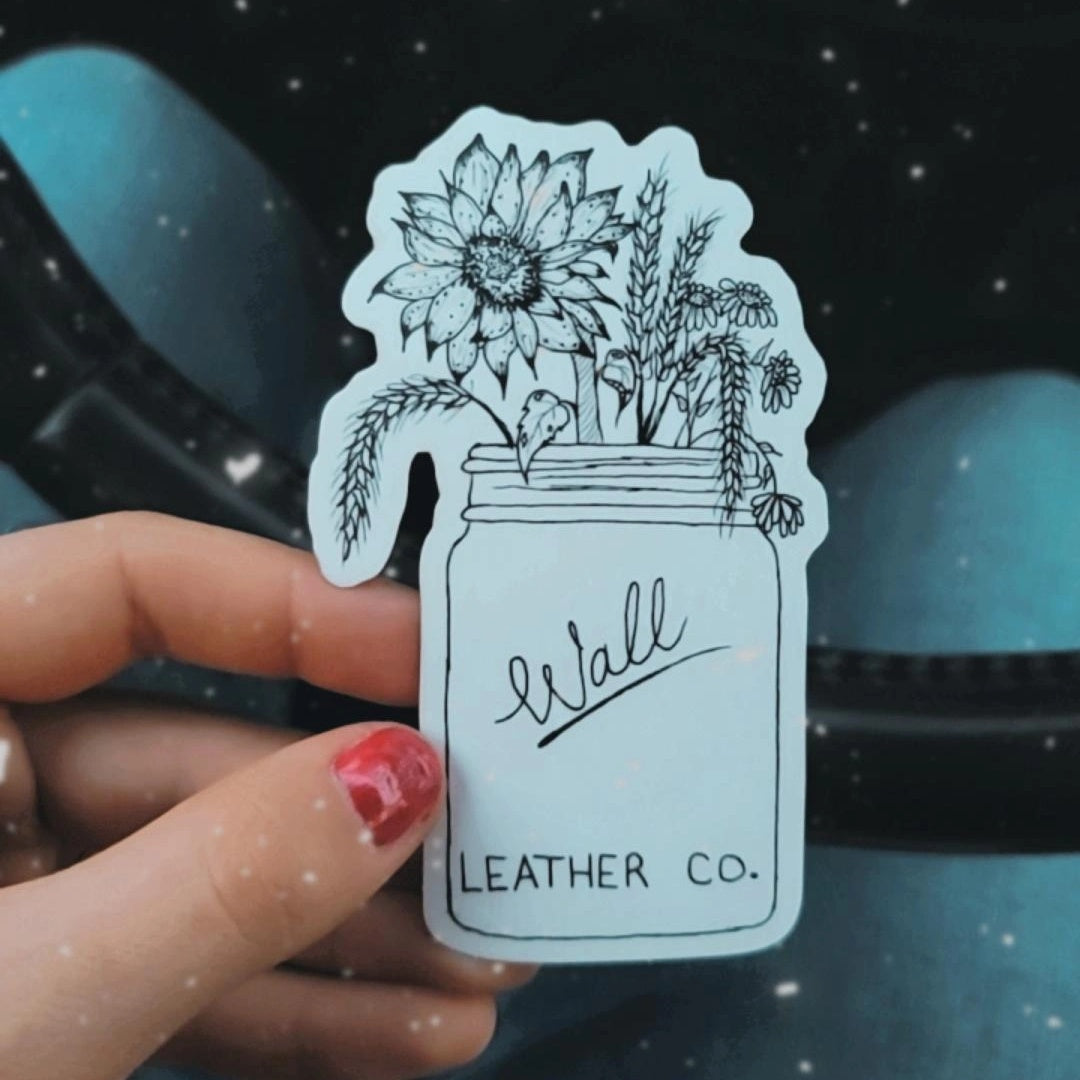Mason Jar Brand Sticker