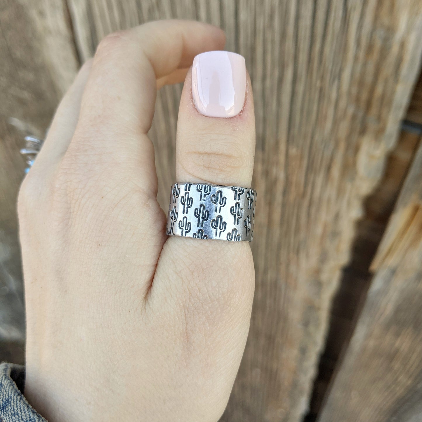 Wide Cactus Crazy Ring