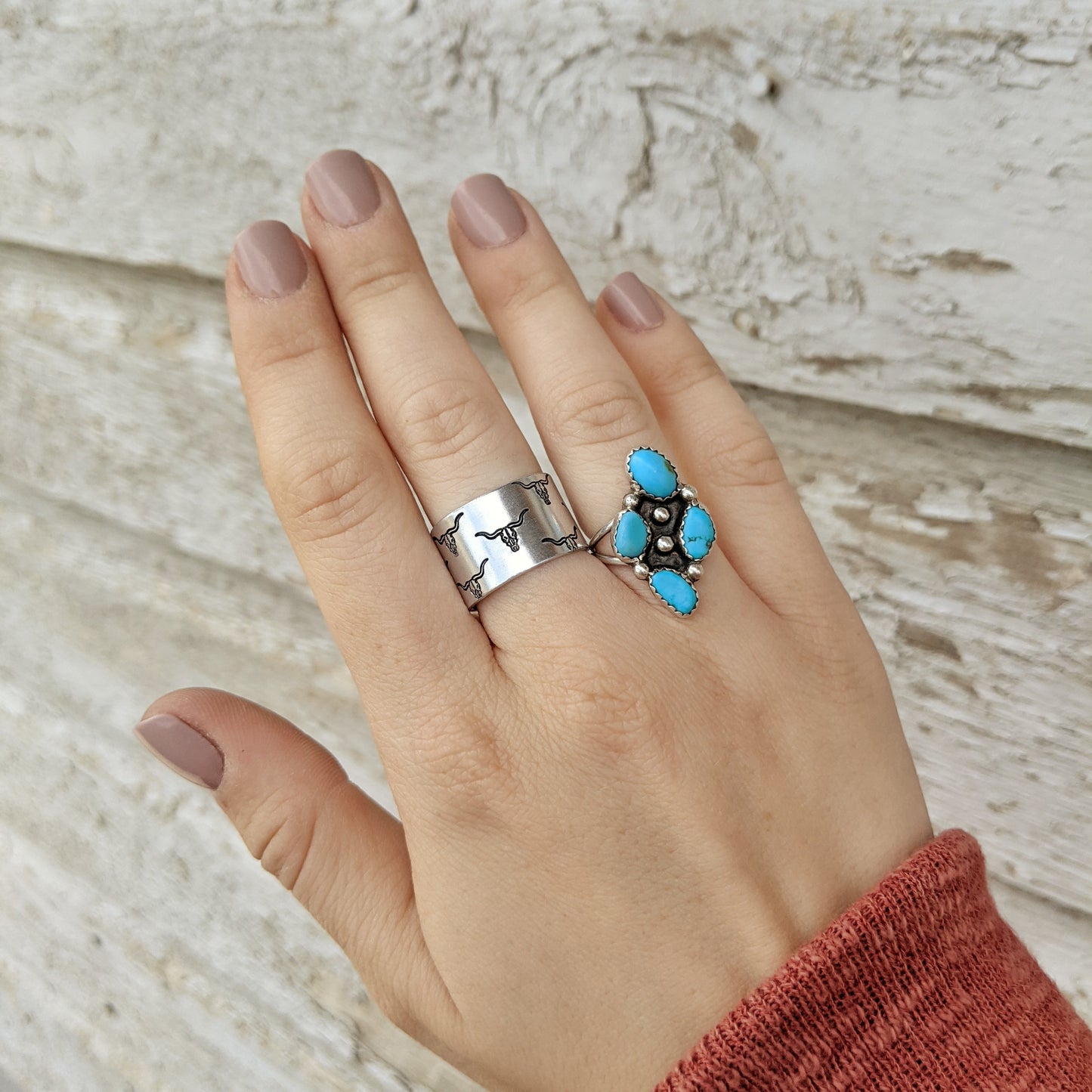 Longhorn Skull Ring