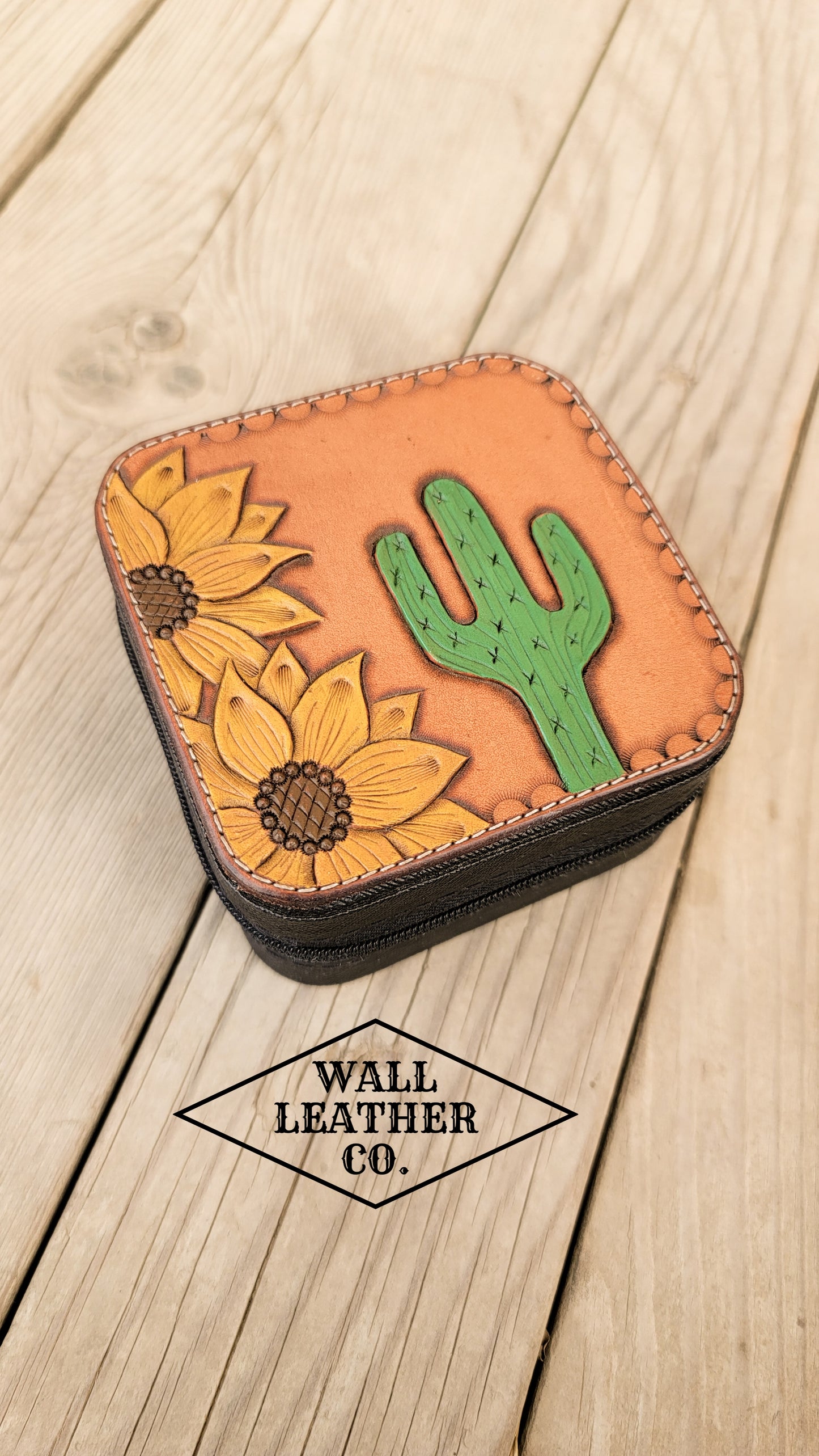 Sunflower & Cactus Jewelry Box