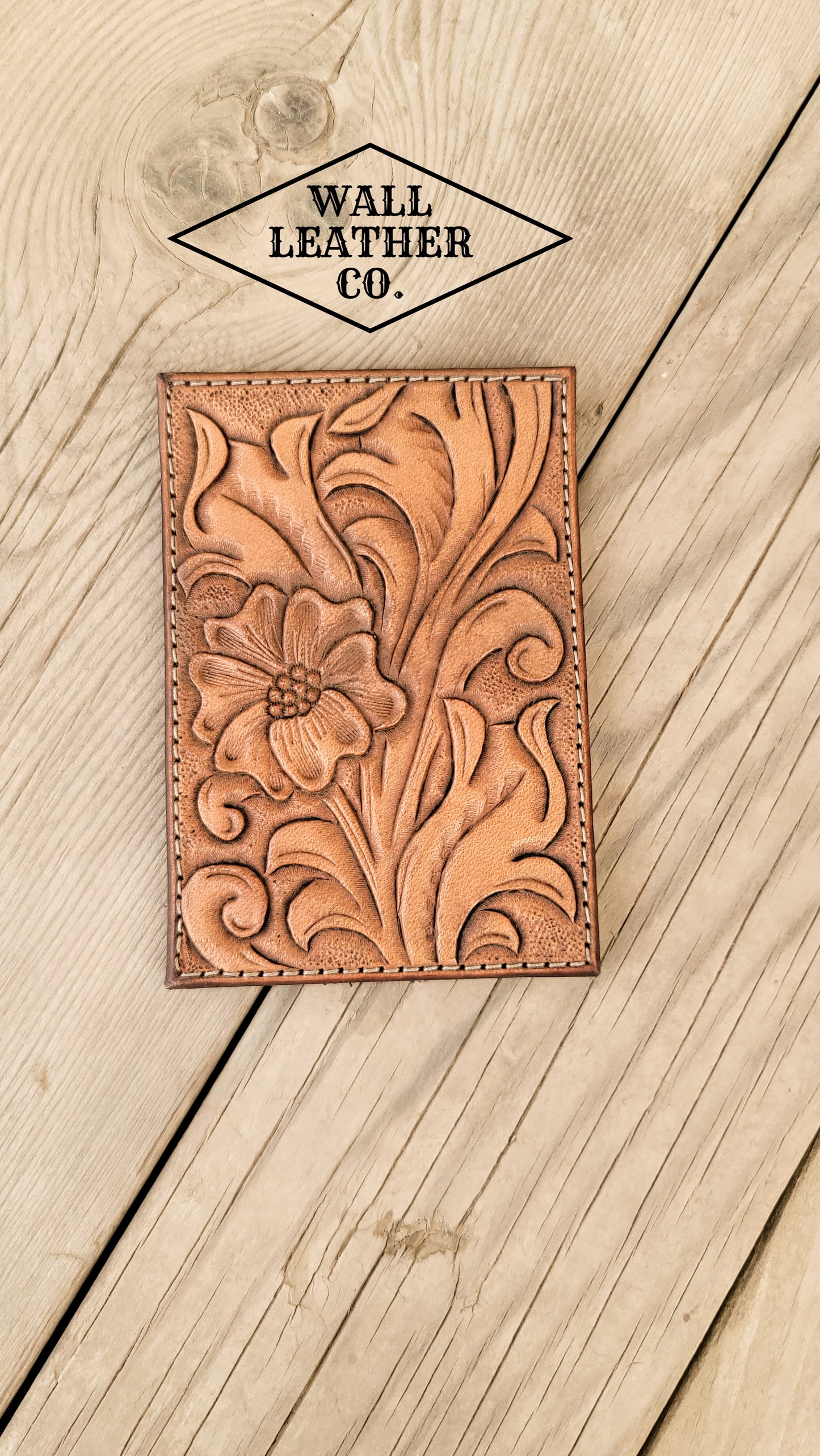 Floral Scrollwork Essentials Wallet