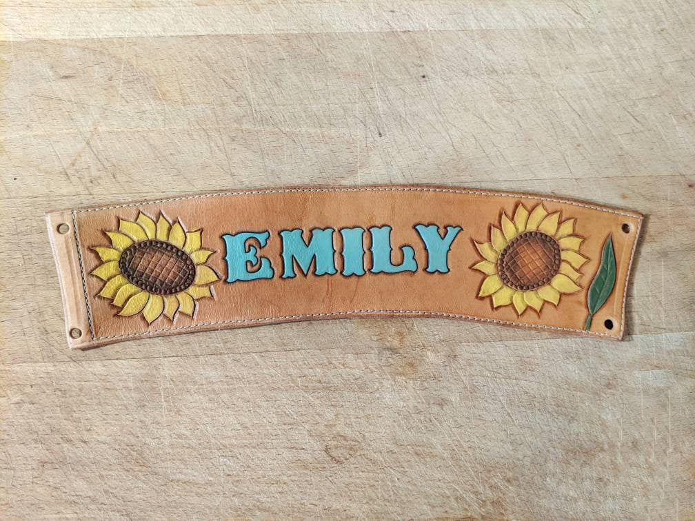 Hand Tooled Custom Leather Coffee Sleeve