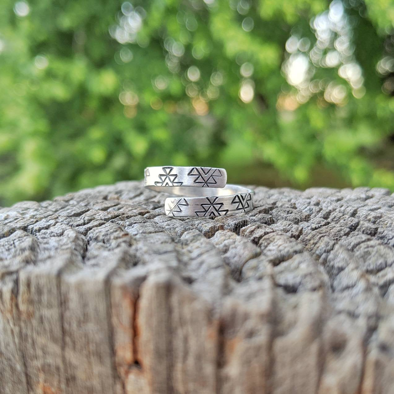 Aztec Wrap Ring