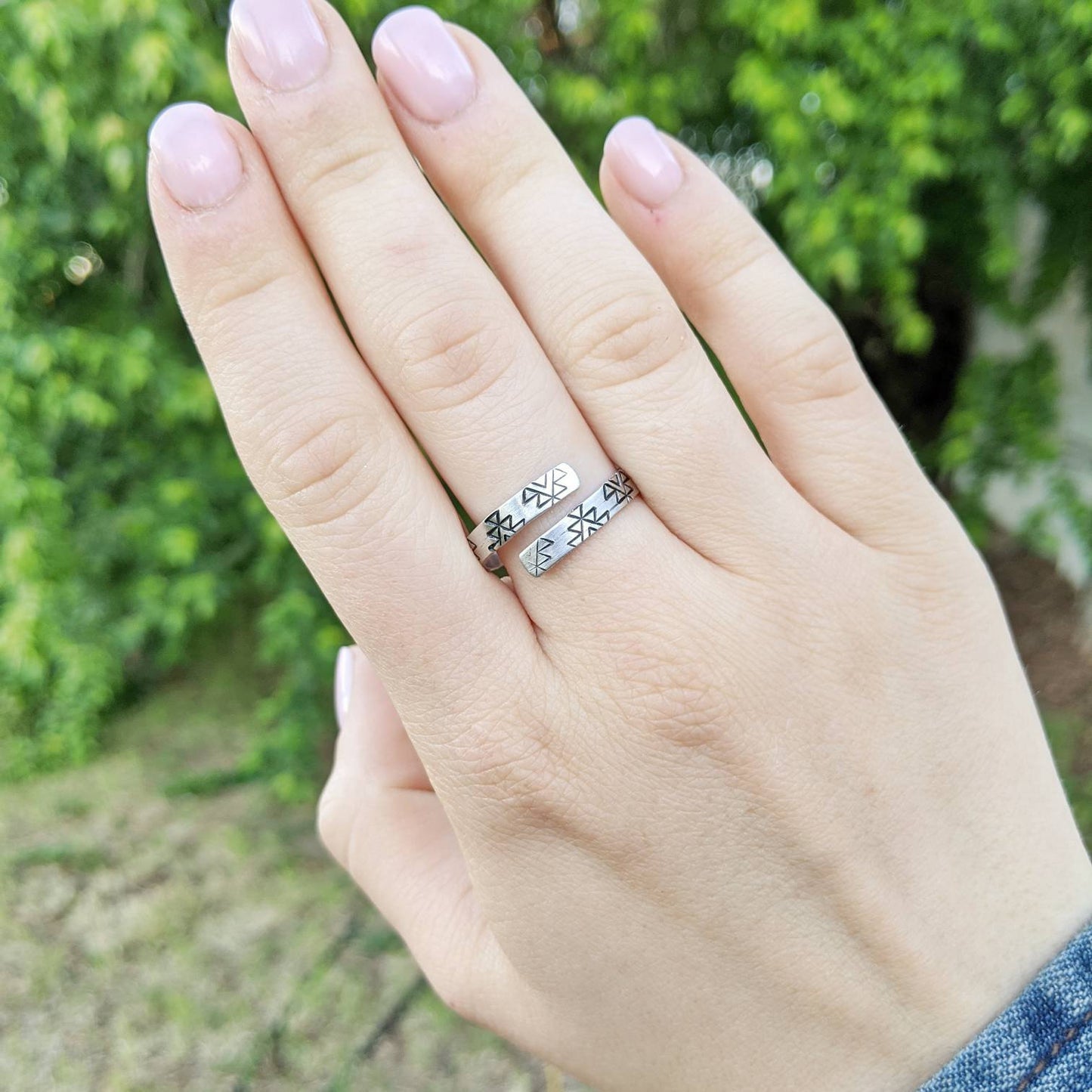 Aztec Wrap Ring