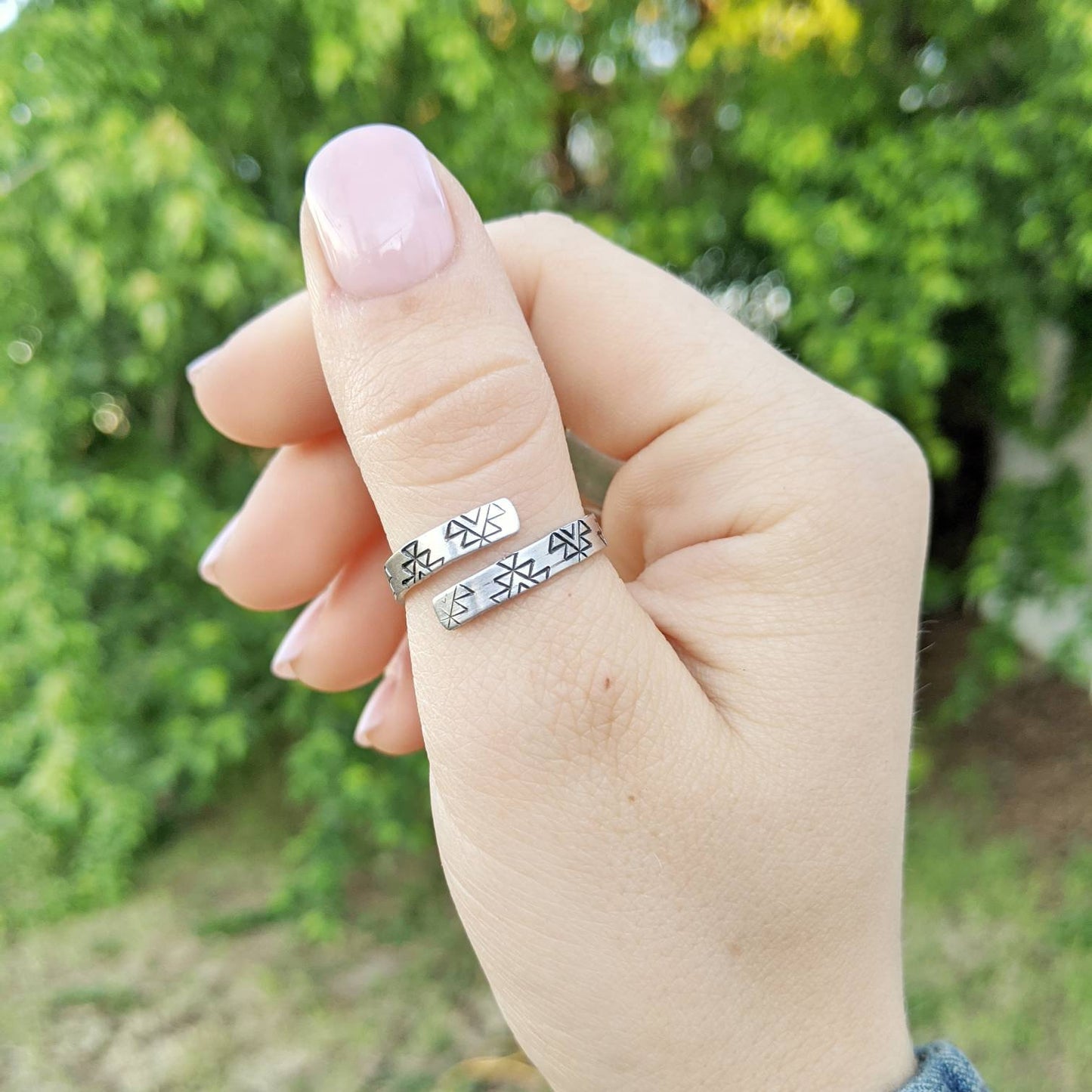 Aztec Wrap Ring