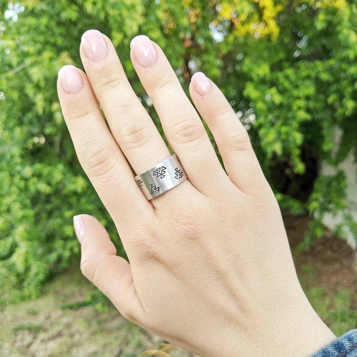 Aztec Wide Ring