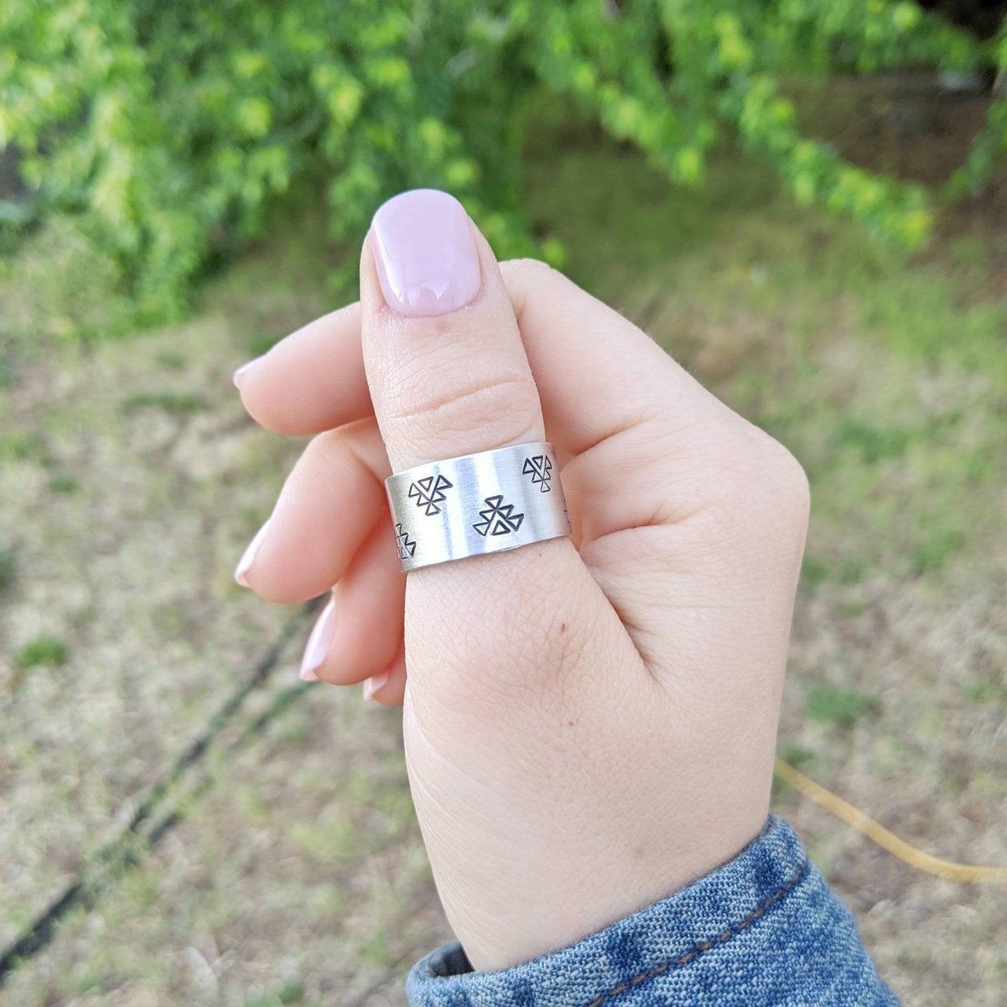 Aztec Wide Ring
