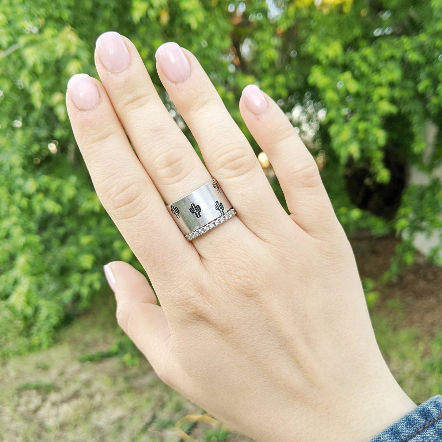 Wide Cactus Ring