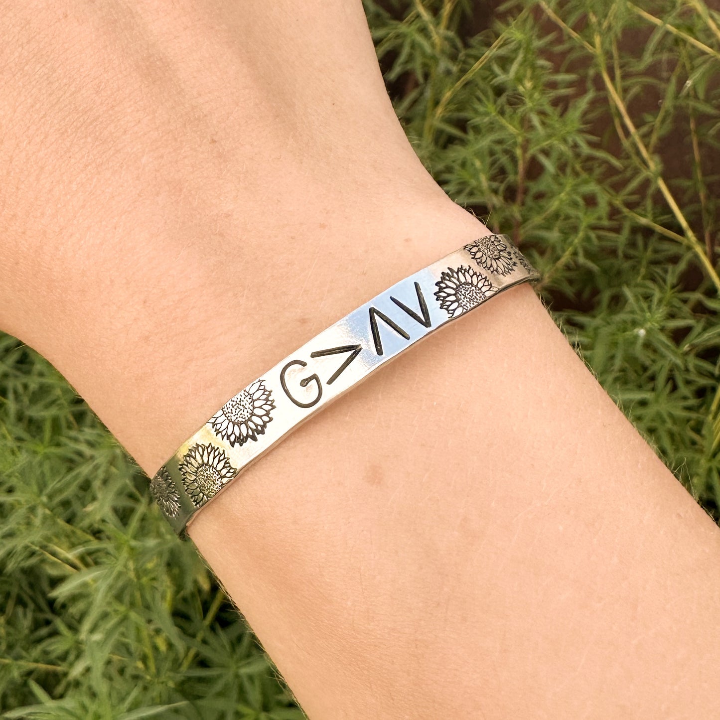 God is Greater Sunflowers Bracelet