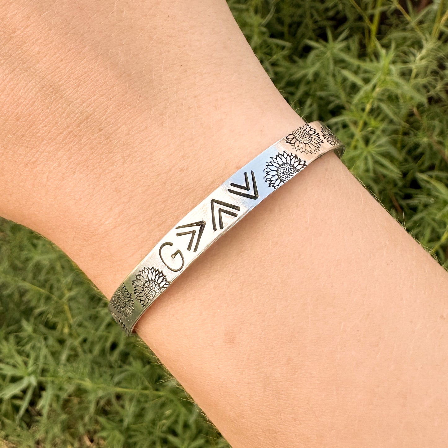 God is Greater Sunflowers Bracelet