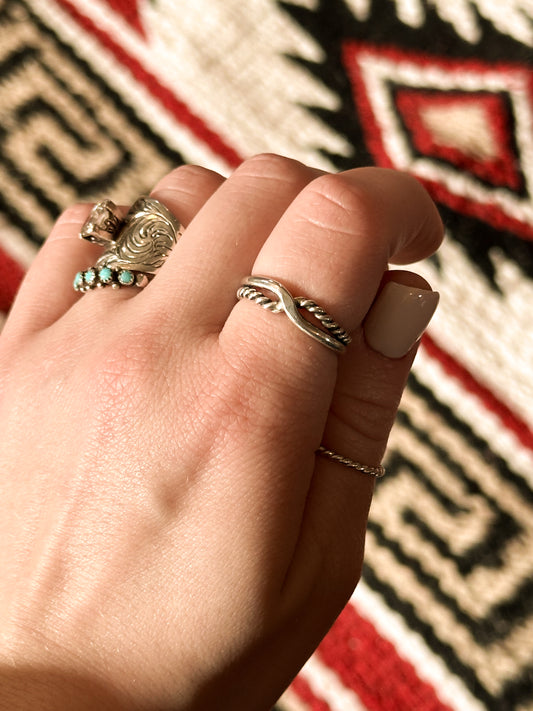 Sterling Silver Twisted Ring