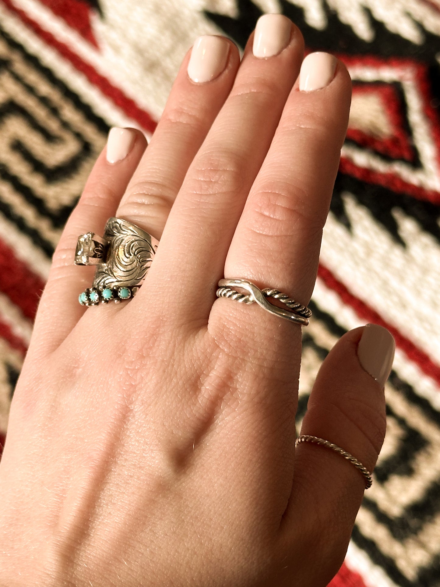 Sterling Silver Twisted Ring