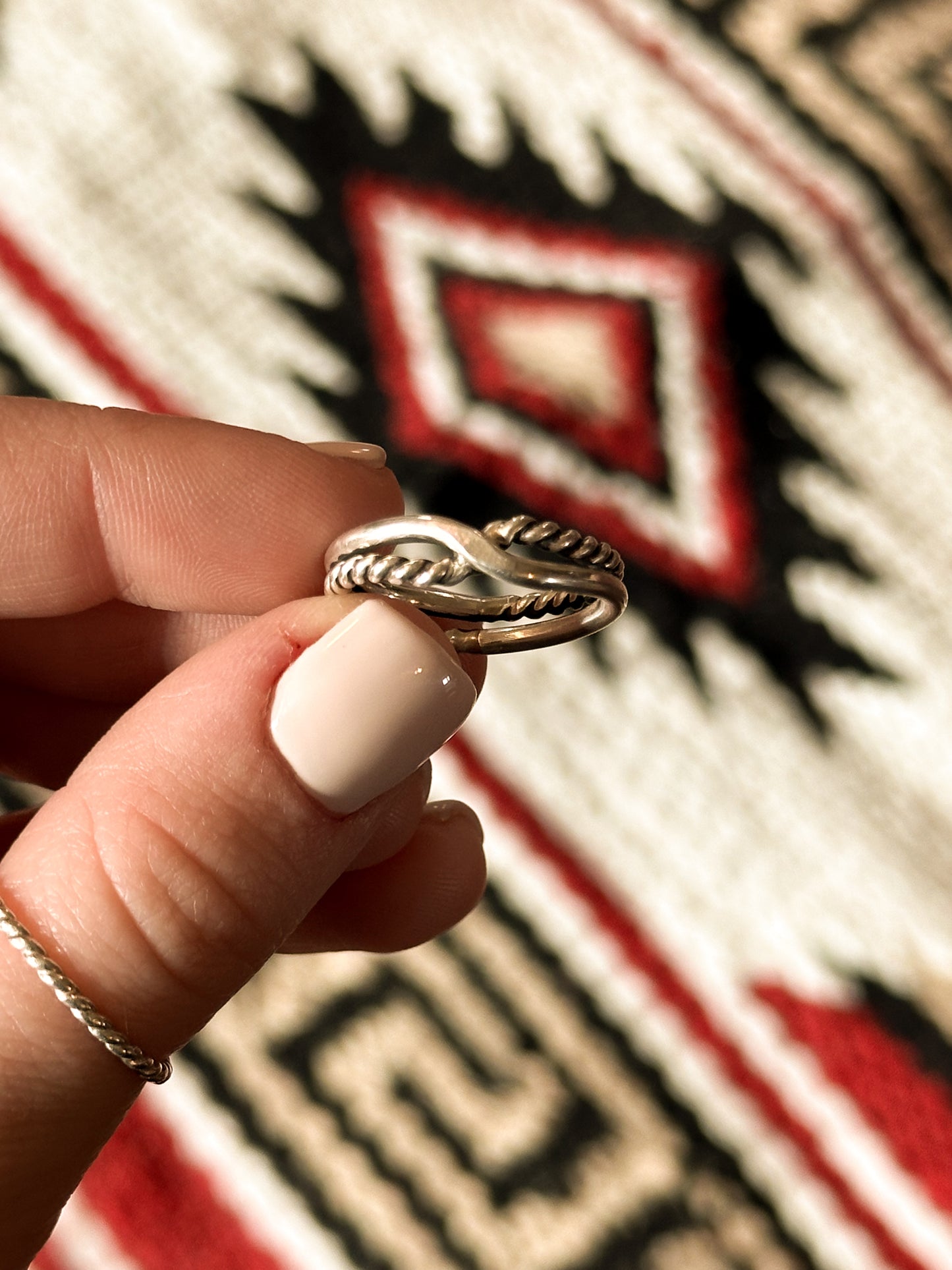 Sterling Silver Twisted Ring