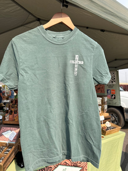 Scrollwork Cross Shirt