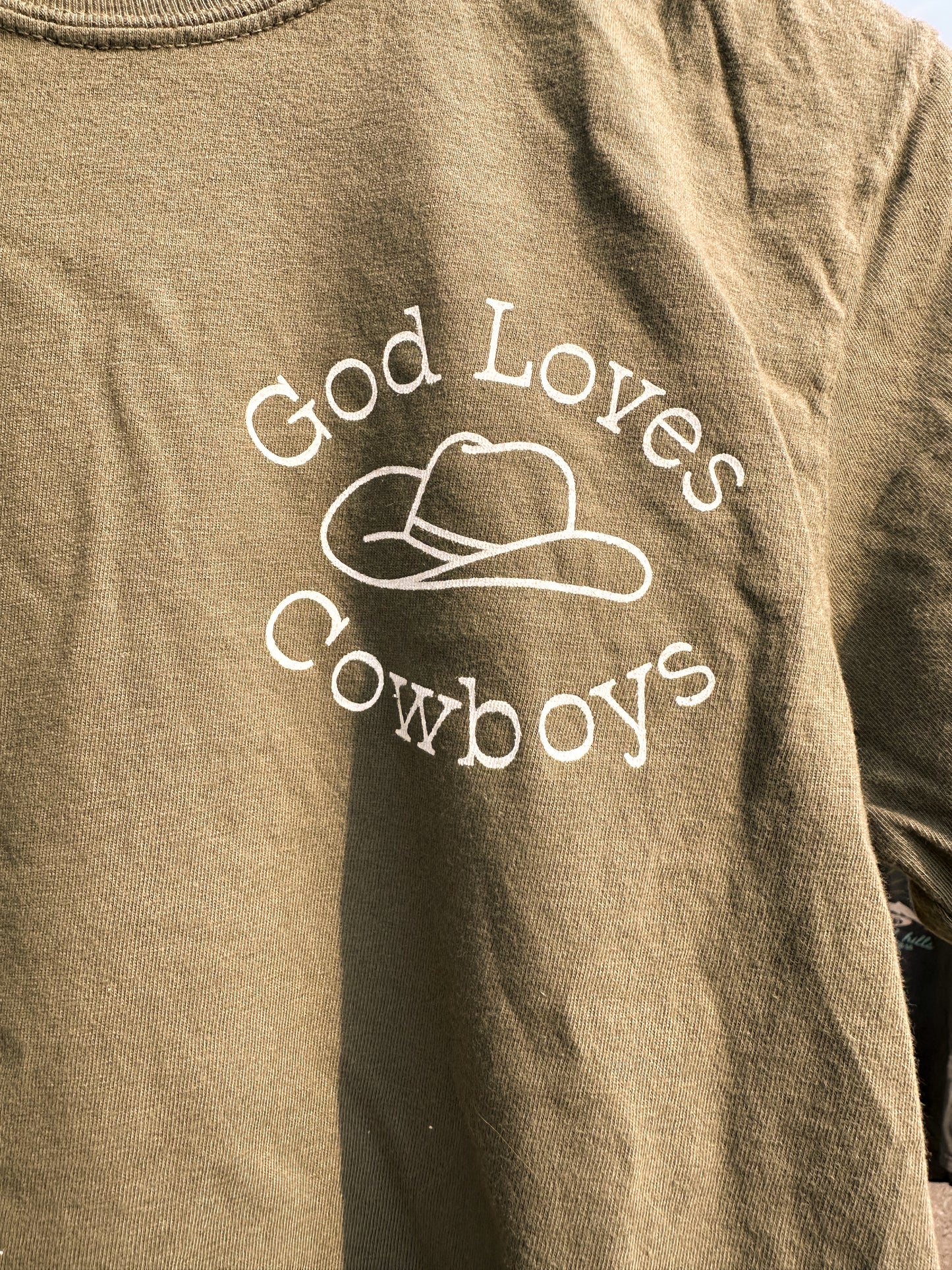 God Loves Cowboys Shirt