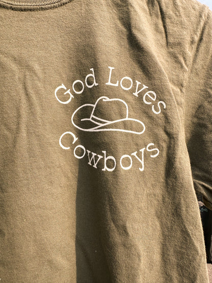 God Loves Cowboys Shirt