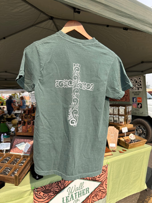 Scrollwork Cross Shirt
