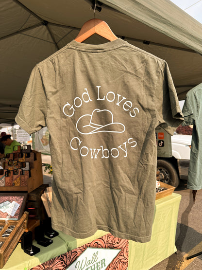 God Loves Cowboys Shirt