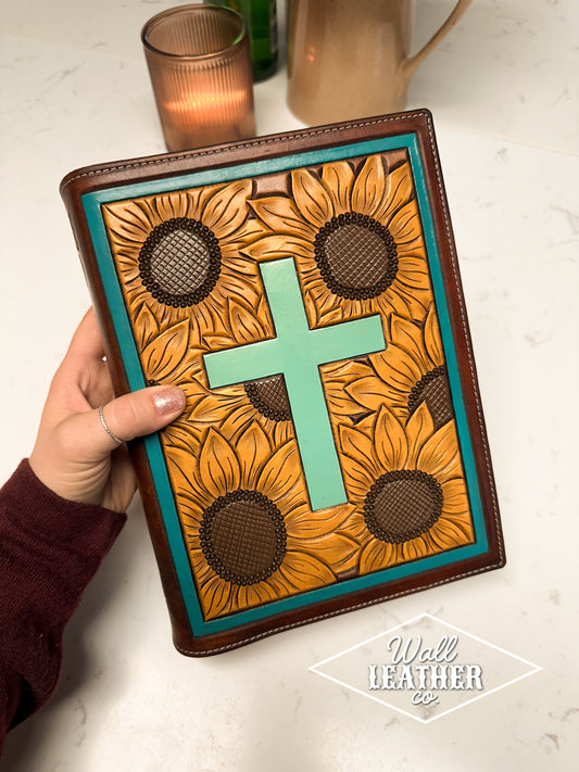 Sunflowers & Cross Bible Cover - She Reads Truth CSB Bible