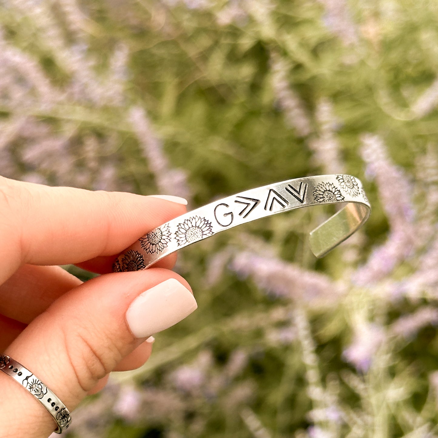 God is Greater Sunflowers Bracelet