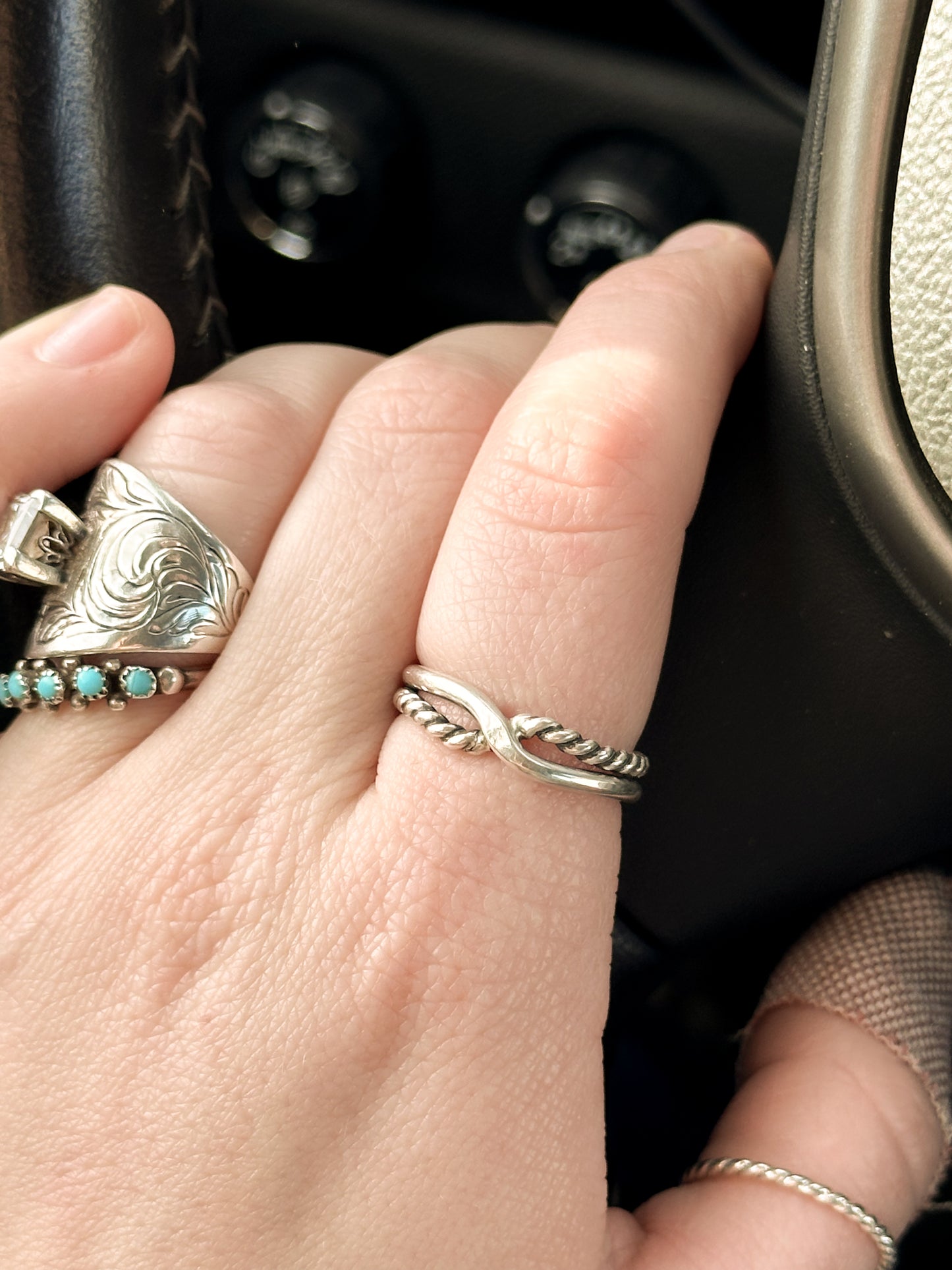 Sterling Silver Twisted Ring