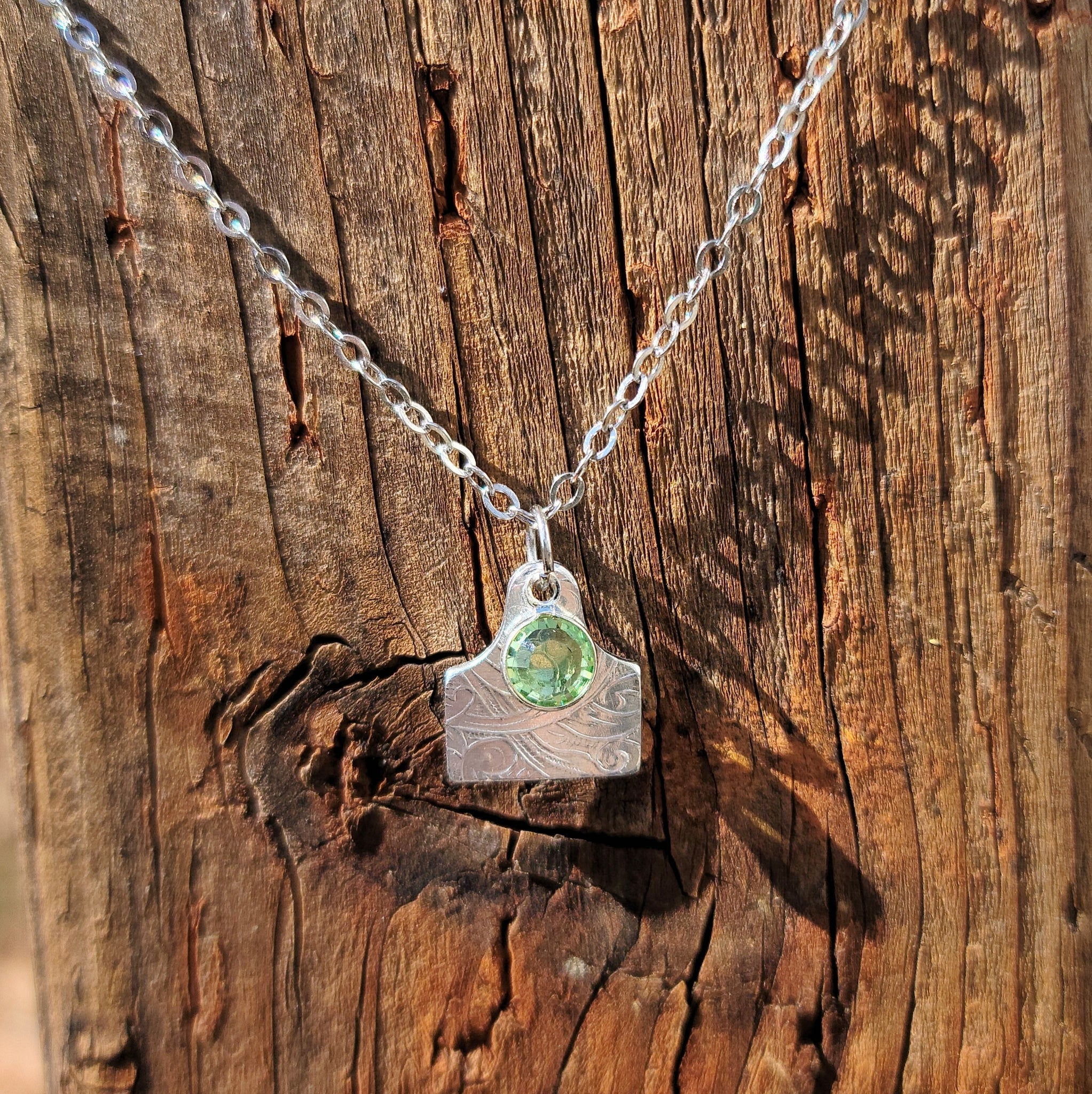 Cow tag necklace sales
