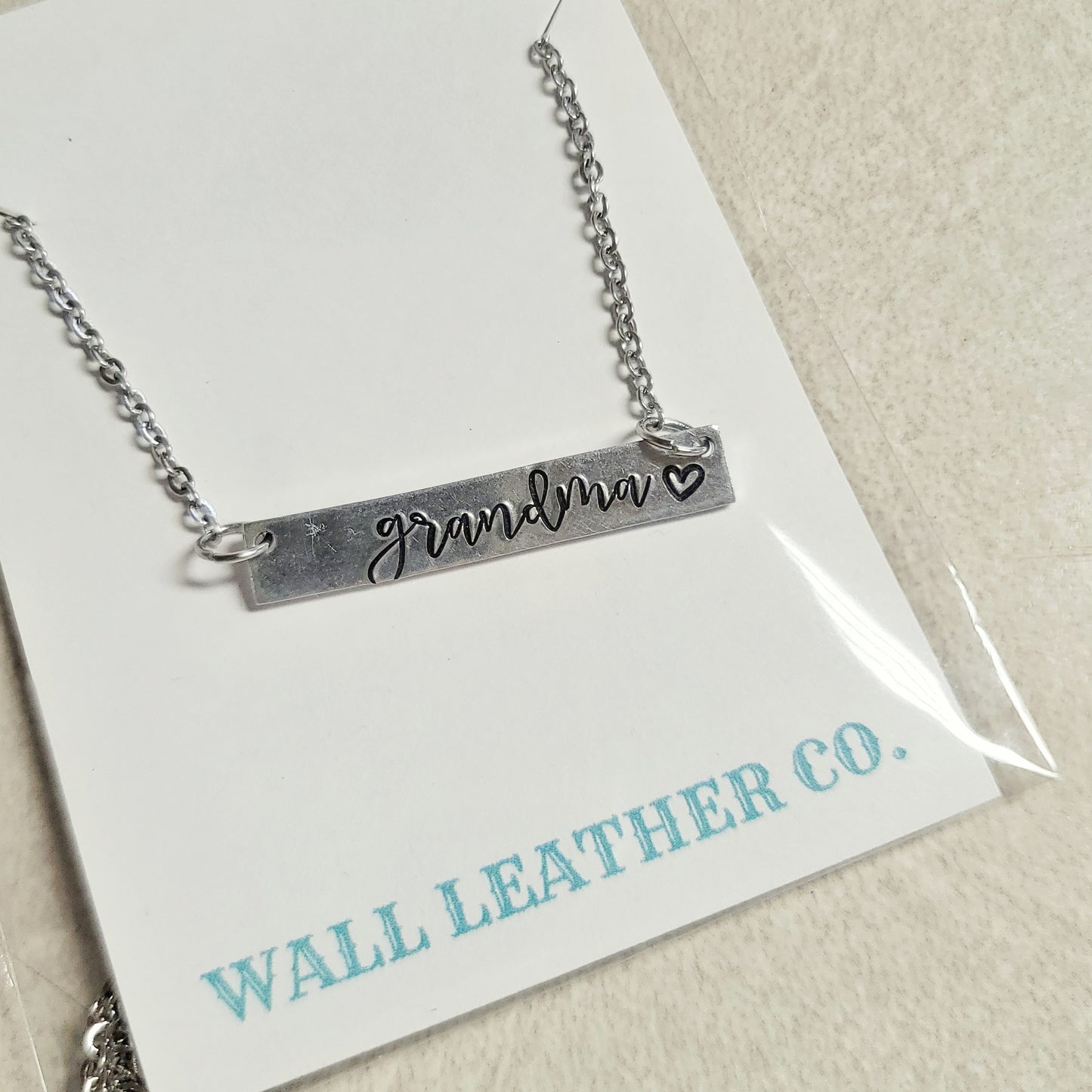 Mother's Bar Necklace