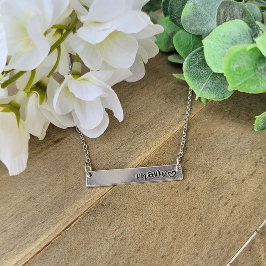 Mother's Bar Necklace