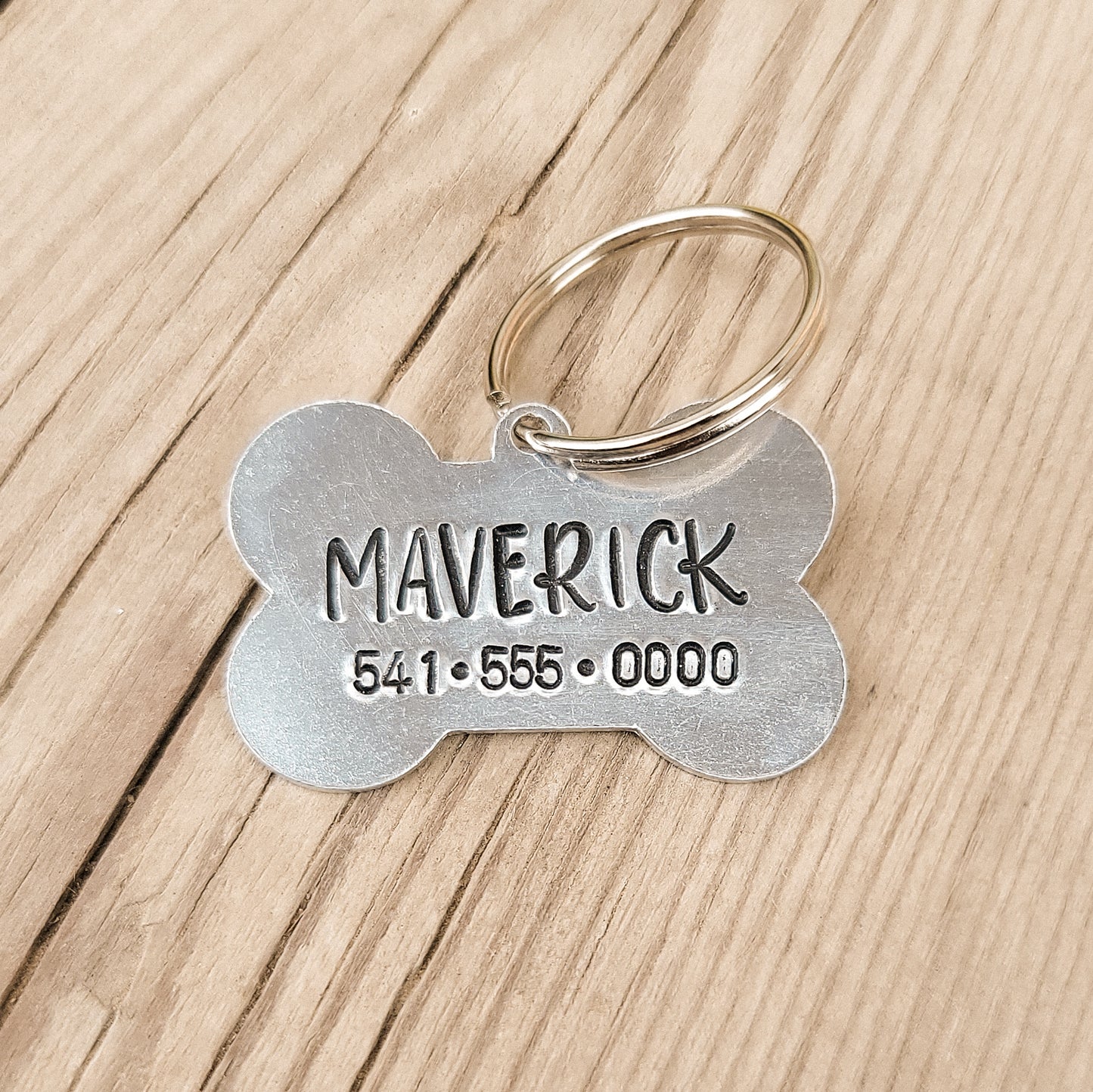 Simple Bone Custom Pet ID Tag