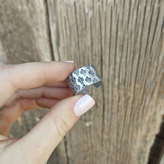 Wide Cactus Crazy Ring