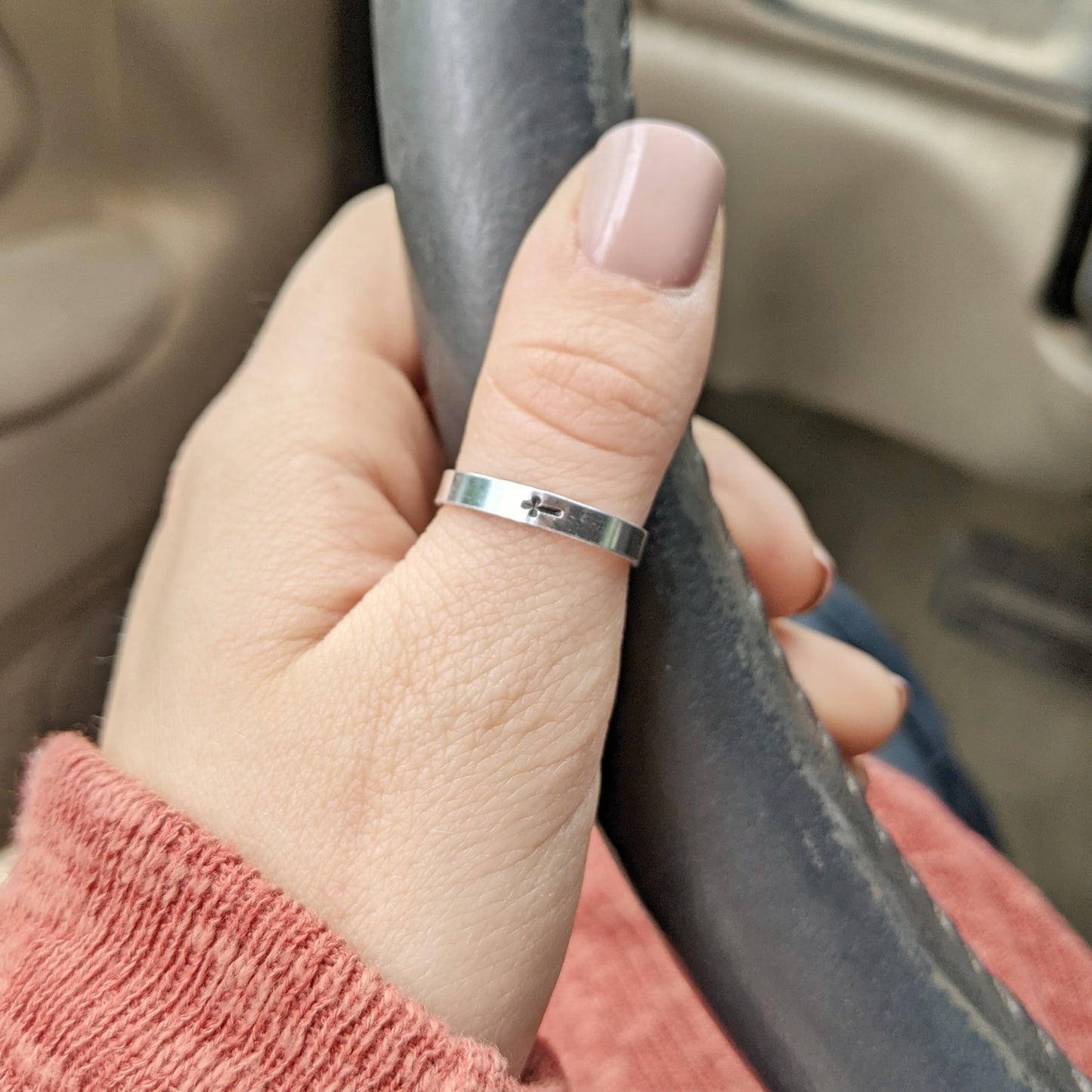 Cross Stacker Ring