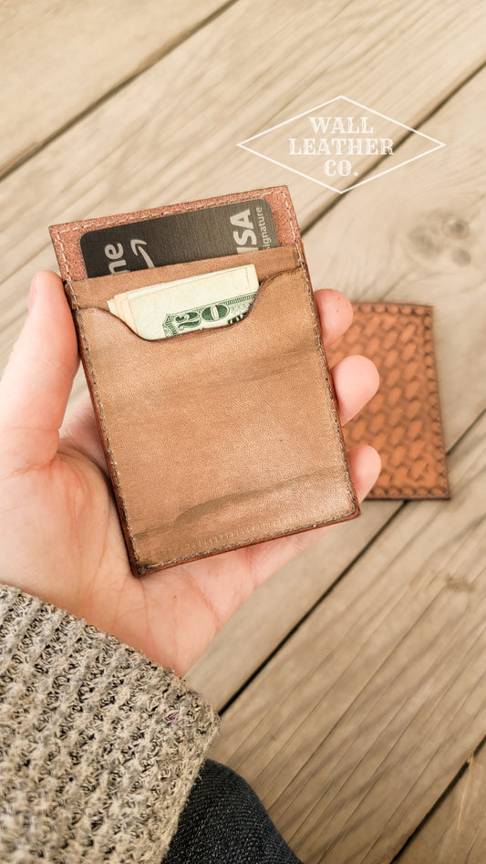 Basket Weave Essentials Wallet
