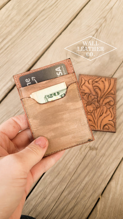 Floral Scrollwork Essentials Wallet