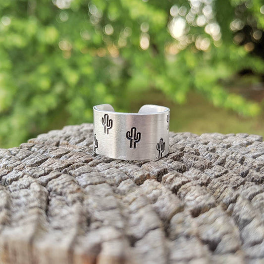 Wide Cactus Ring