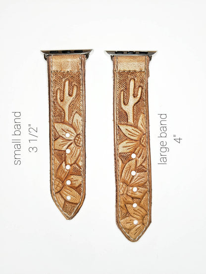 Aztec Leather Smart Watch Band