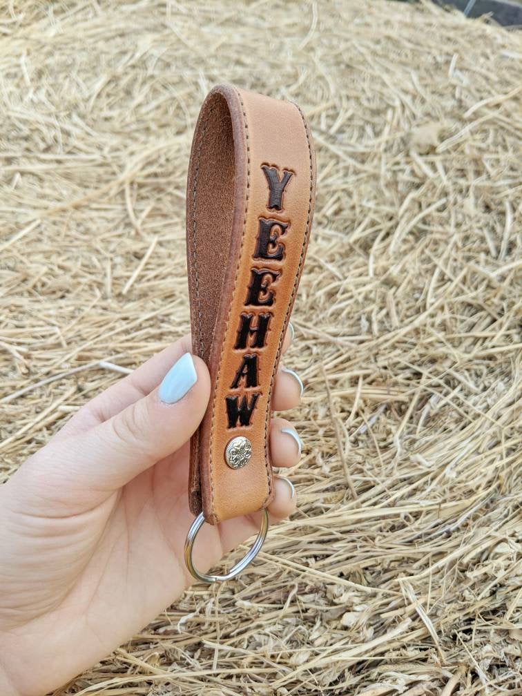 Personalized Name Keychain Stitched